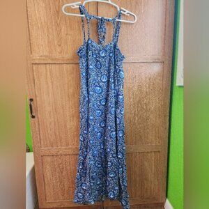 Old Navy Floral Blue Dress